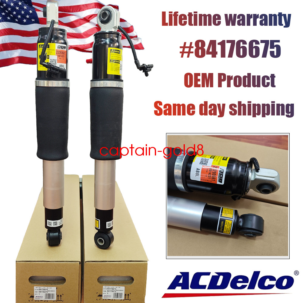 OEM 2X Rear Air Shock Absorbers 84176675 For Escalade Suburban Tahoe Yukon 15-20