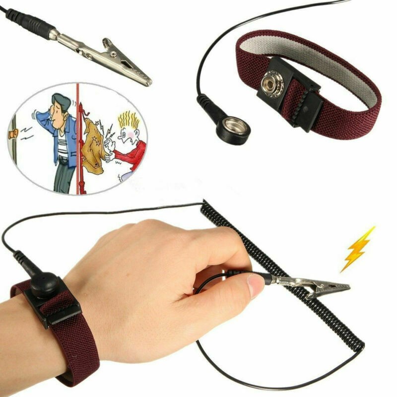 Adjustable Anti Static ESD Wrist Strap Discharge Ground Bracelet Electronic E