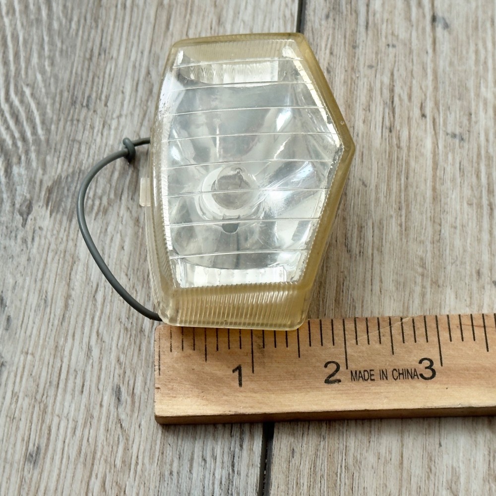 Vintage Cycle Products Plastic Bicycle Light Lens Untested Read