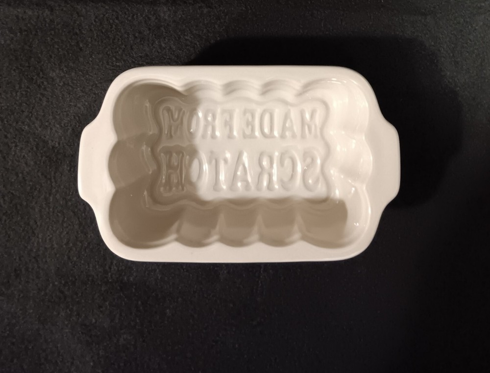 Glass Mini Scalloped Loaf Baking Dish (Made From Scratch)