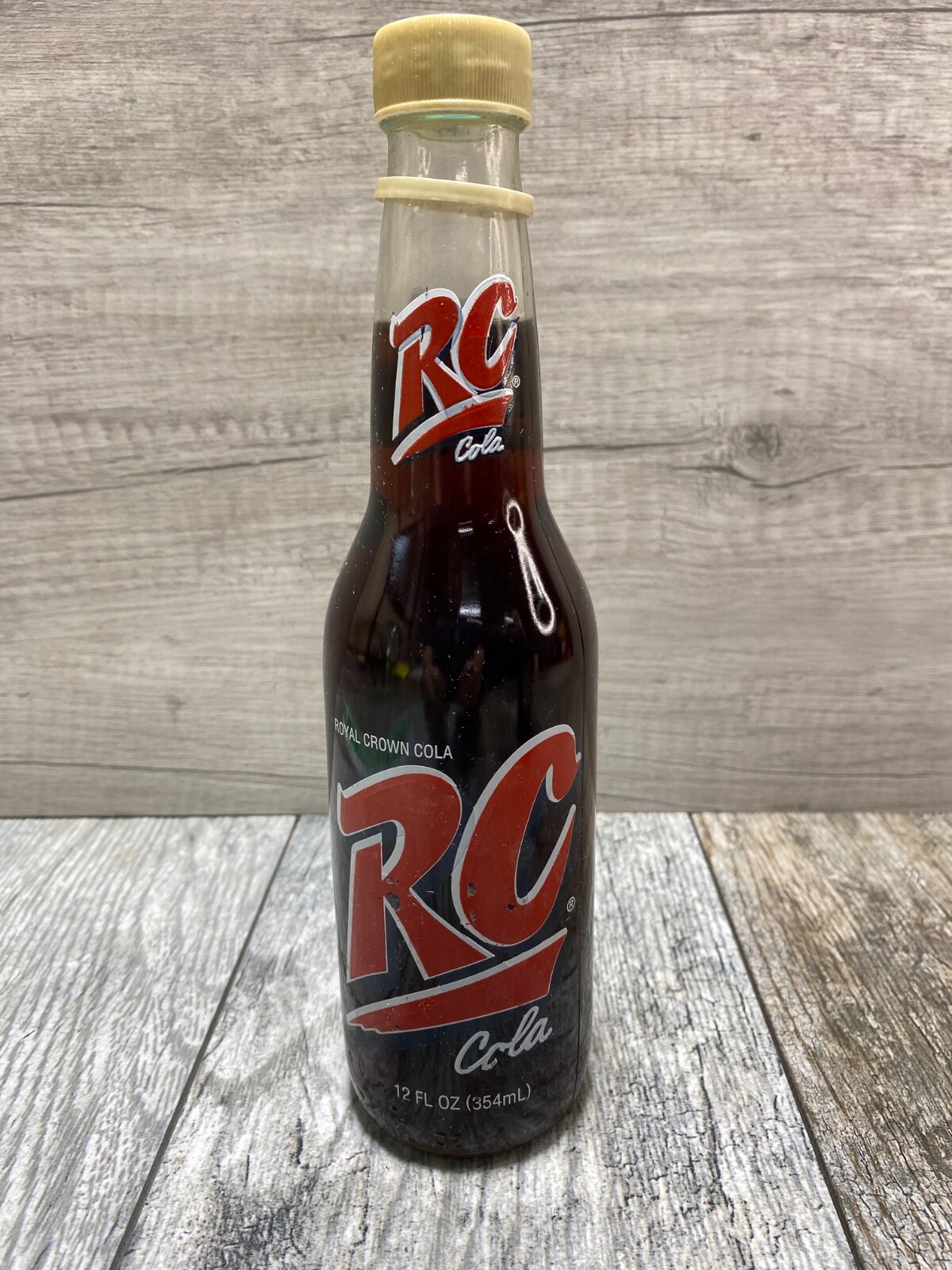 Vintage RC ROYAL CROWN COLA 12 oz. Soda Bottle full