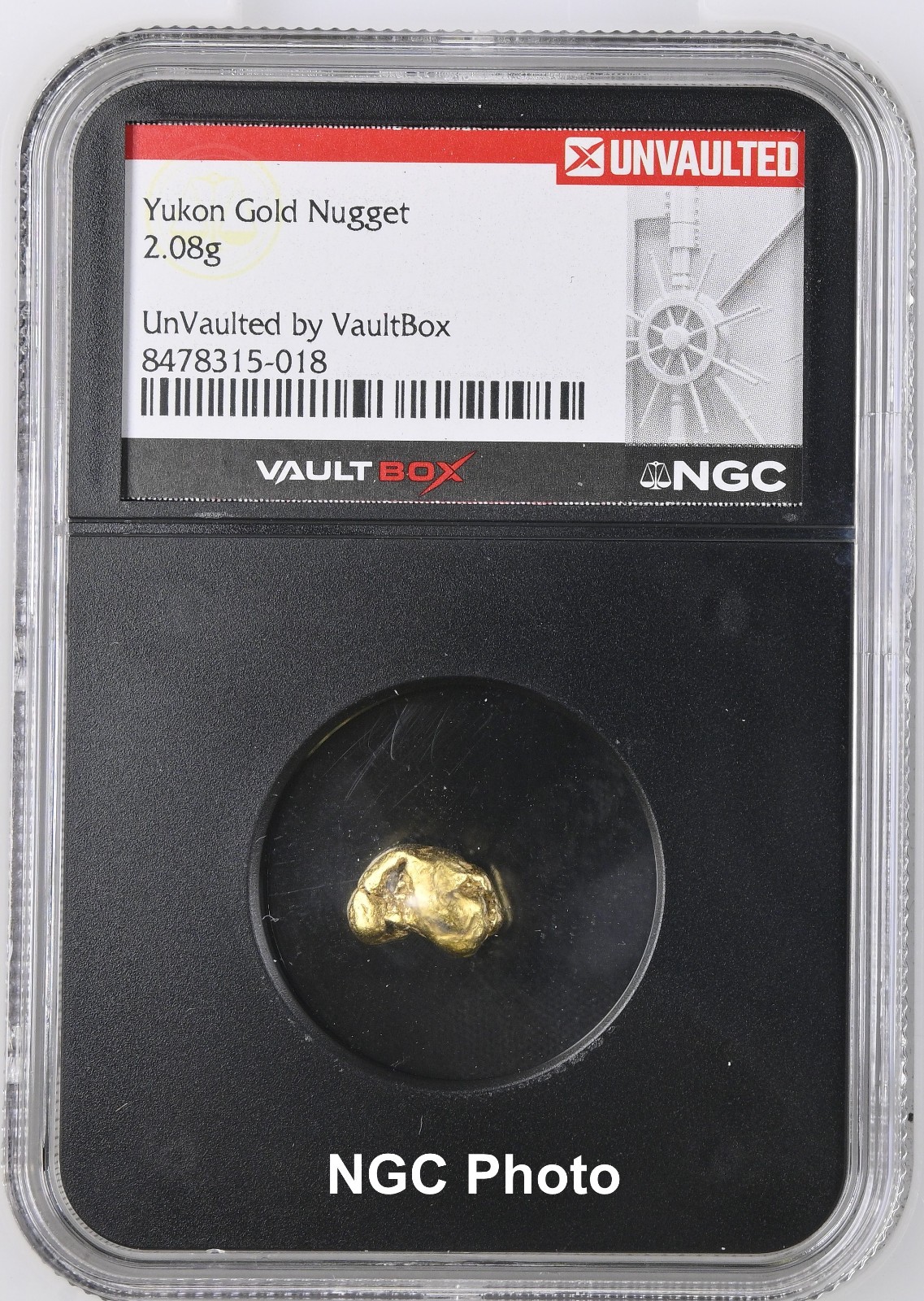 YUKON GOLD NUGGET - 2.08 GRAM - NGC Registered