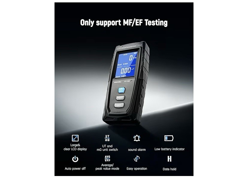 ERICKHILL EMF Meter, Detects Electric and Magnetic Fields, Handheld Digital...