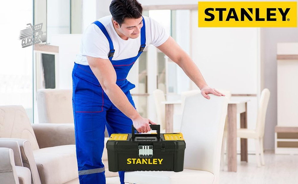 STST1-75520 Tool Box, Black/Yellow, 19"