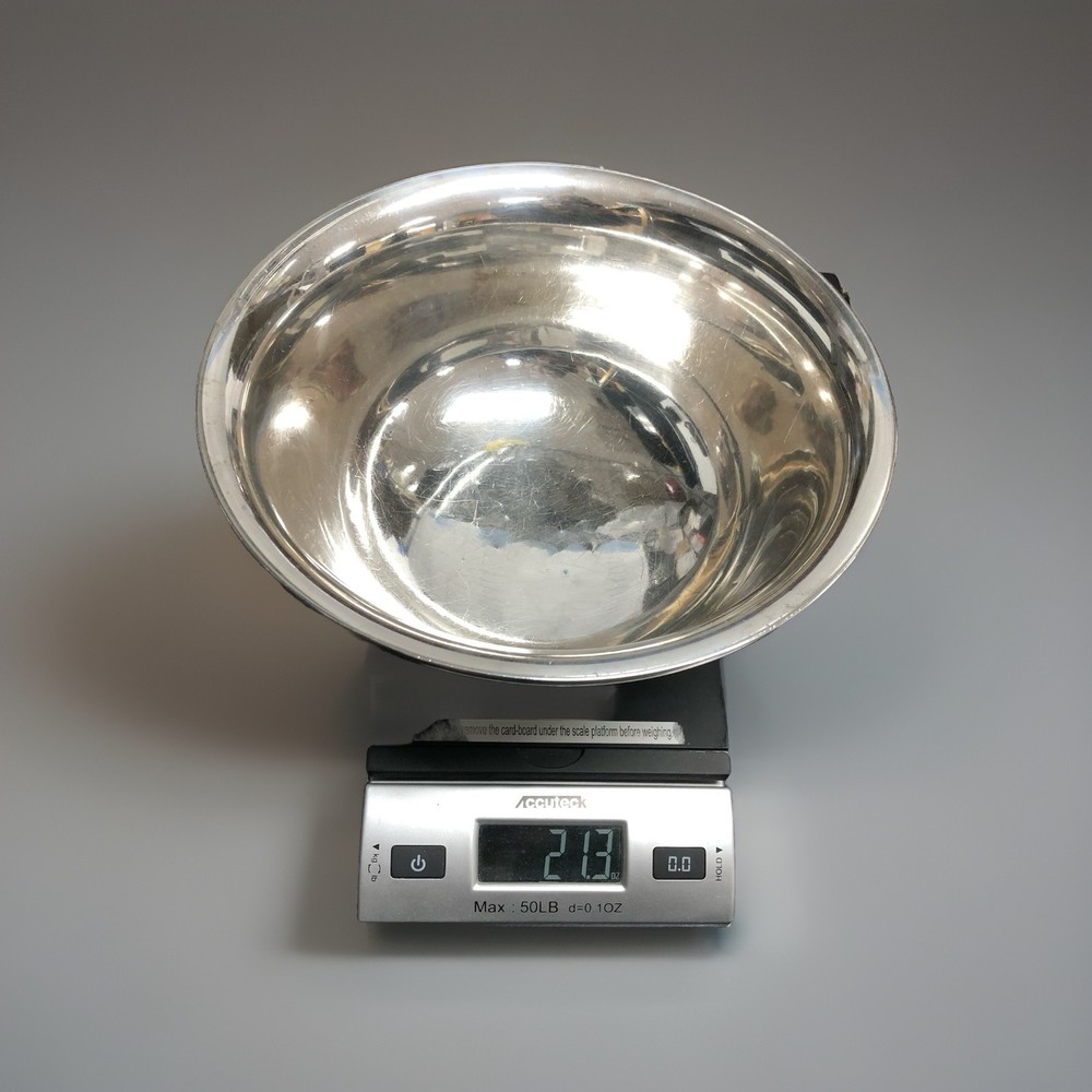 Large 10” Watson Sterling Silver Footed Bowl/ No Monogram /b