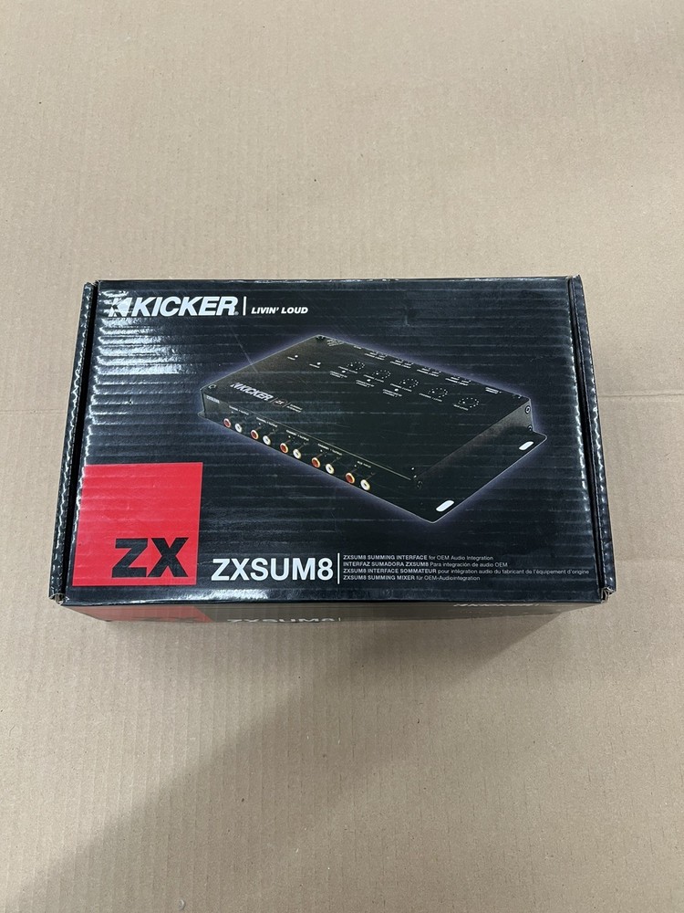 Kicker ZXSUM8 OEM Integration Summing Interface NEW