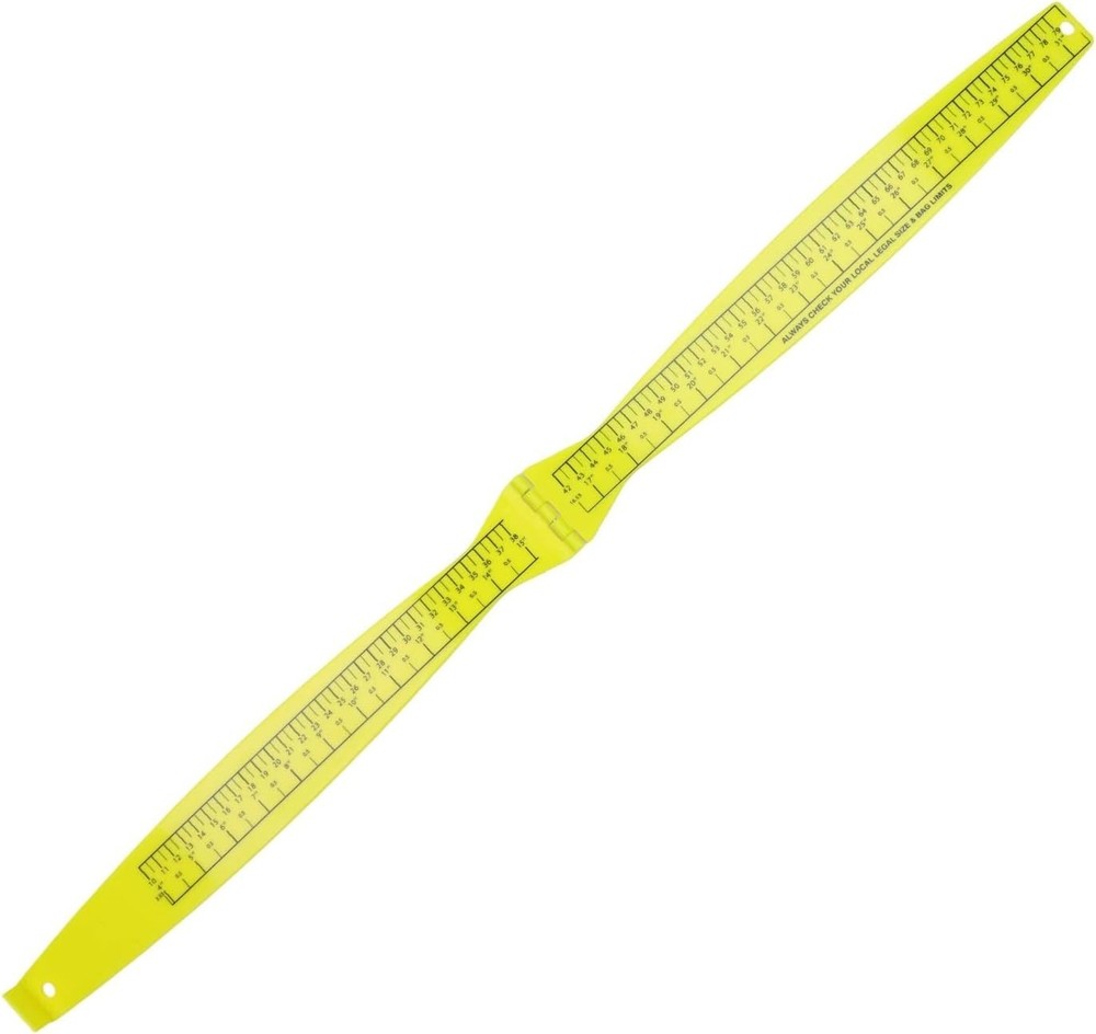 Fish Measuring Board, 32in Foldable Portable Double-Sided Fish Ruler, Precise...