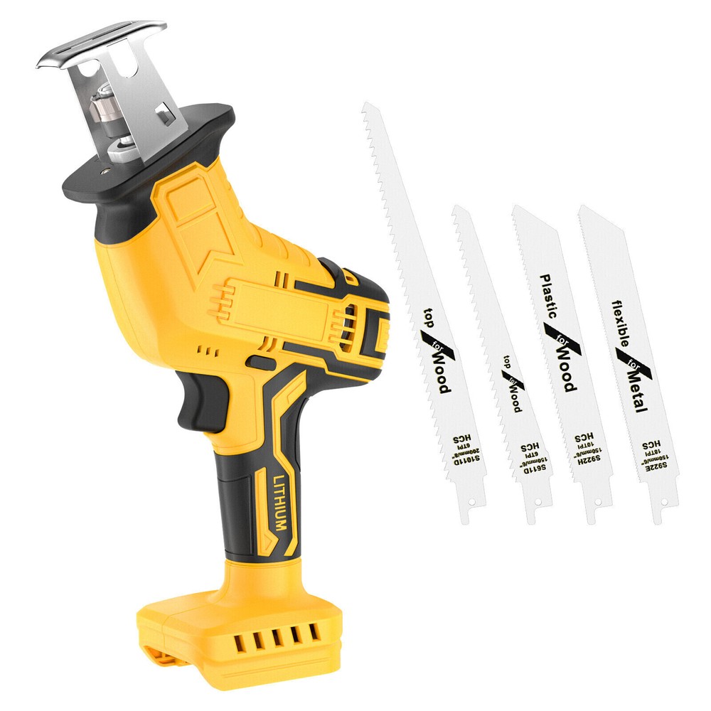 Brushless Cordless Reciprocating Saw For Dewalt 20V Max Variable Speed Tool Only