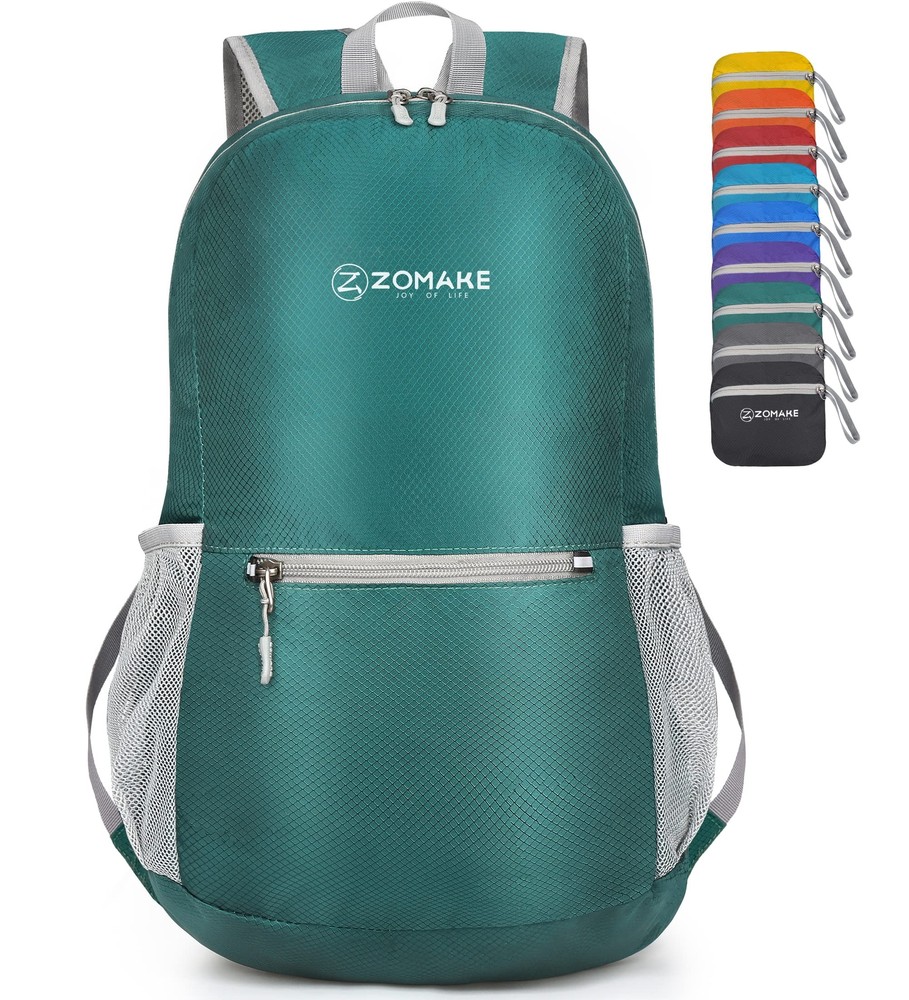 Ultra Lightweight Hiking Backpack 20L Packable Water Resistant Dark Green