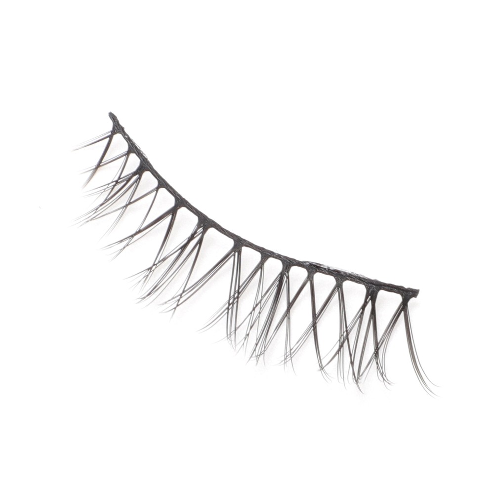 Natural False Eyelashes for Makeup Black A09 5 Pair
