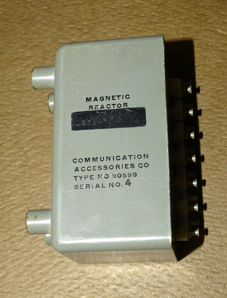Communication Accessories Co. No 90599 Magnetic Reactor, Good Windings