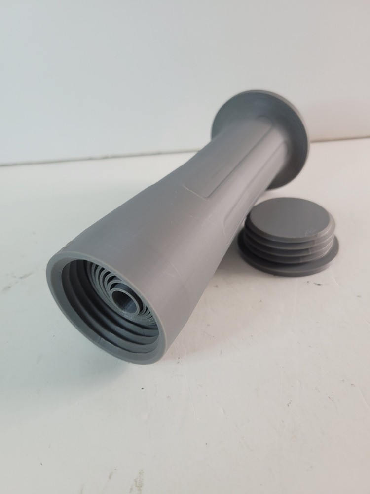 Collapsible Light Saber Sword 3d Printed Gray