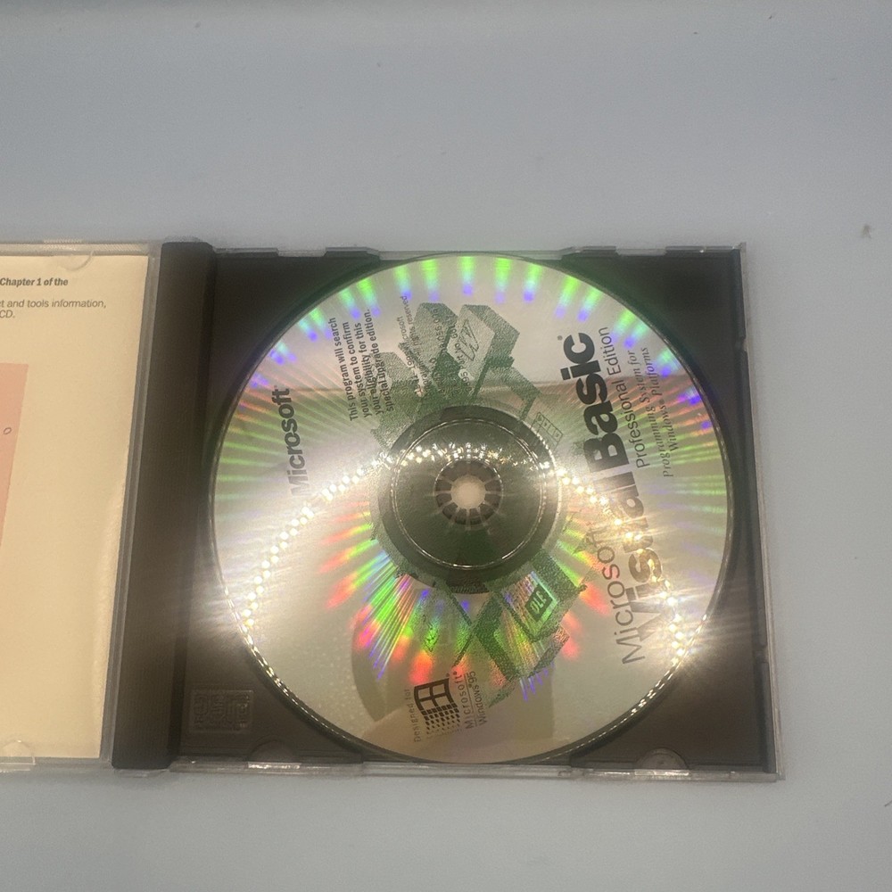 Microsoft Visual Basic Professional Edition 4.0 with CD Key Win 95