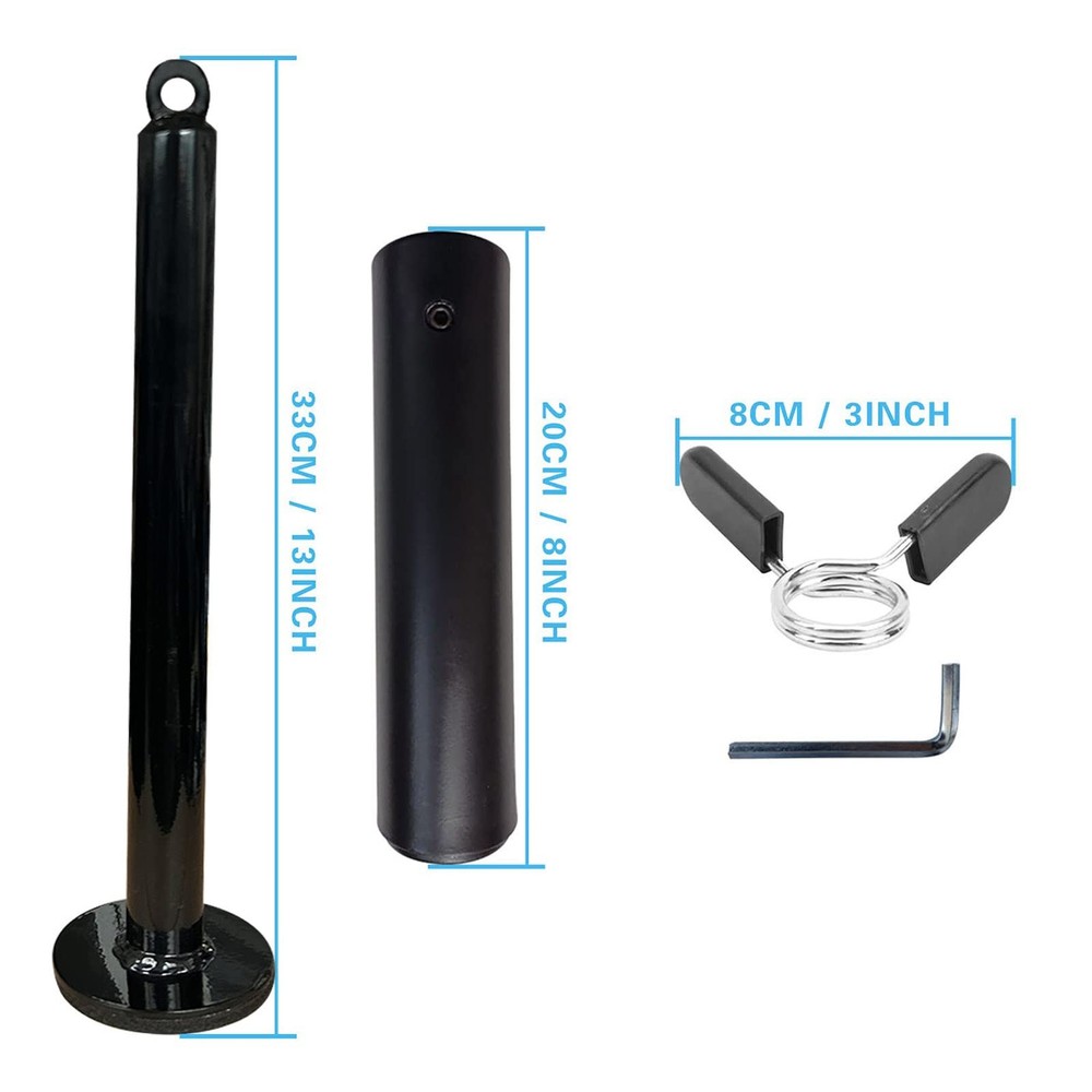 Weight Loading Pin for Cable Pulley System Fits 1 and 2 Inch Plates