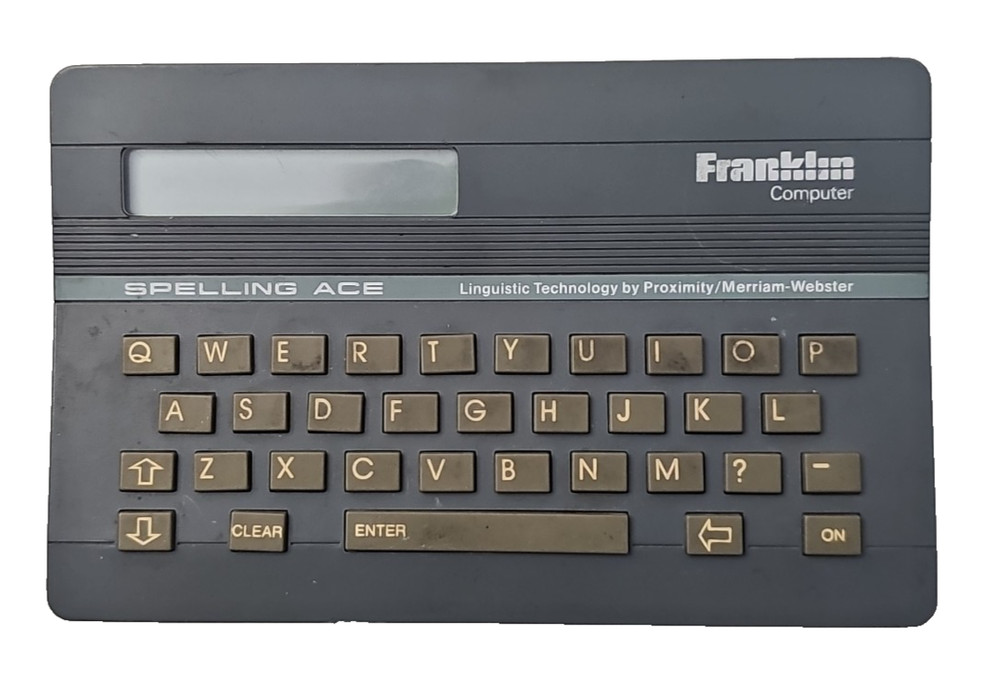 Franklin Spelling Ace Computer SA-98 - Tested Working Condition Vintage Webster