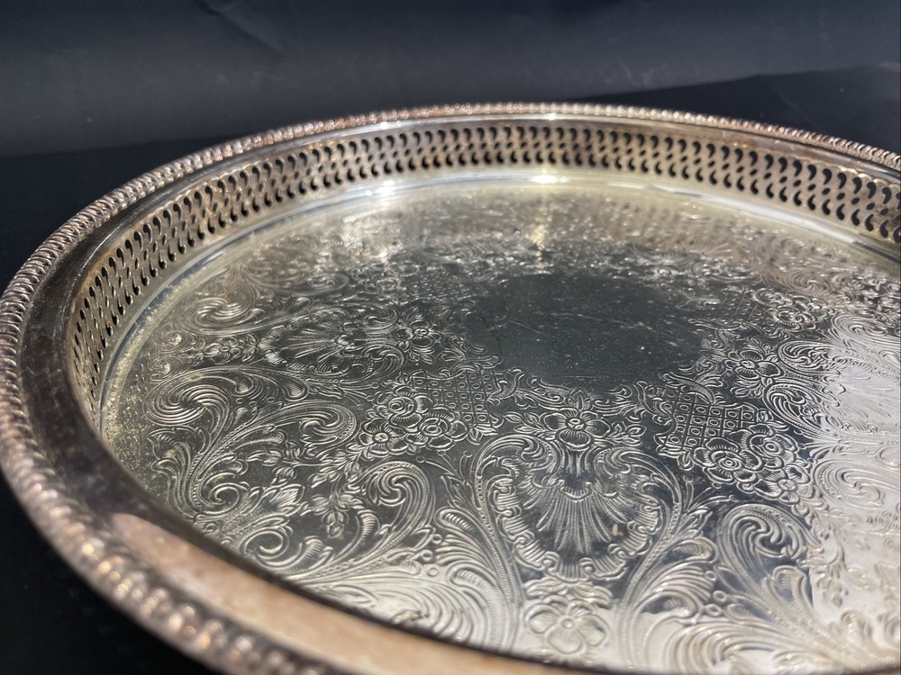 WM. ROGERS , SILVERPLATE, Pan 12” Diameter 4371G