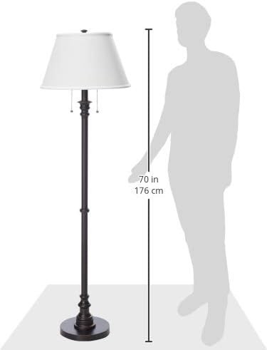 Adjustable Bronze Floor Lamp - Modern Spyglass Design for Living Room