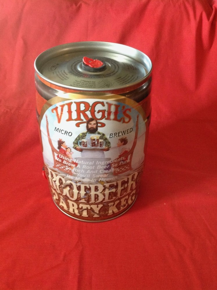Virgils Root Beer Party Keg, Empty, Good Condition