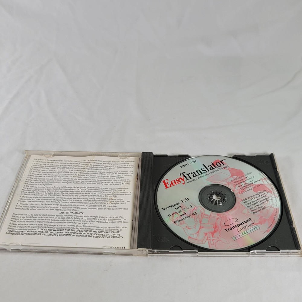 Easy Translator (CD ROM, Windows) - Used