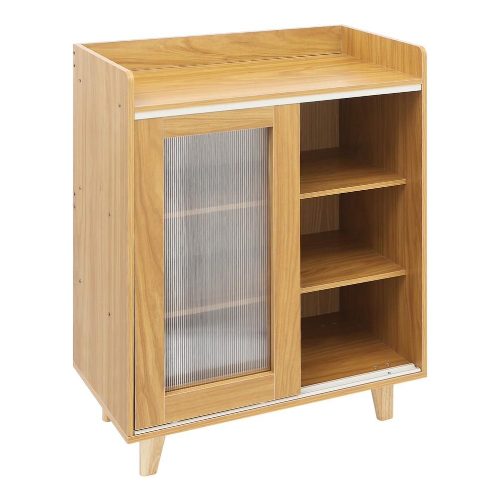 Sideboard Rectangular Kitchen Storage Organizer Floor Standing Storage Cabinet