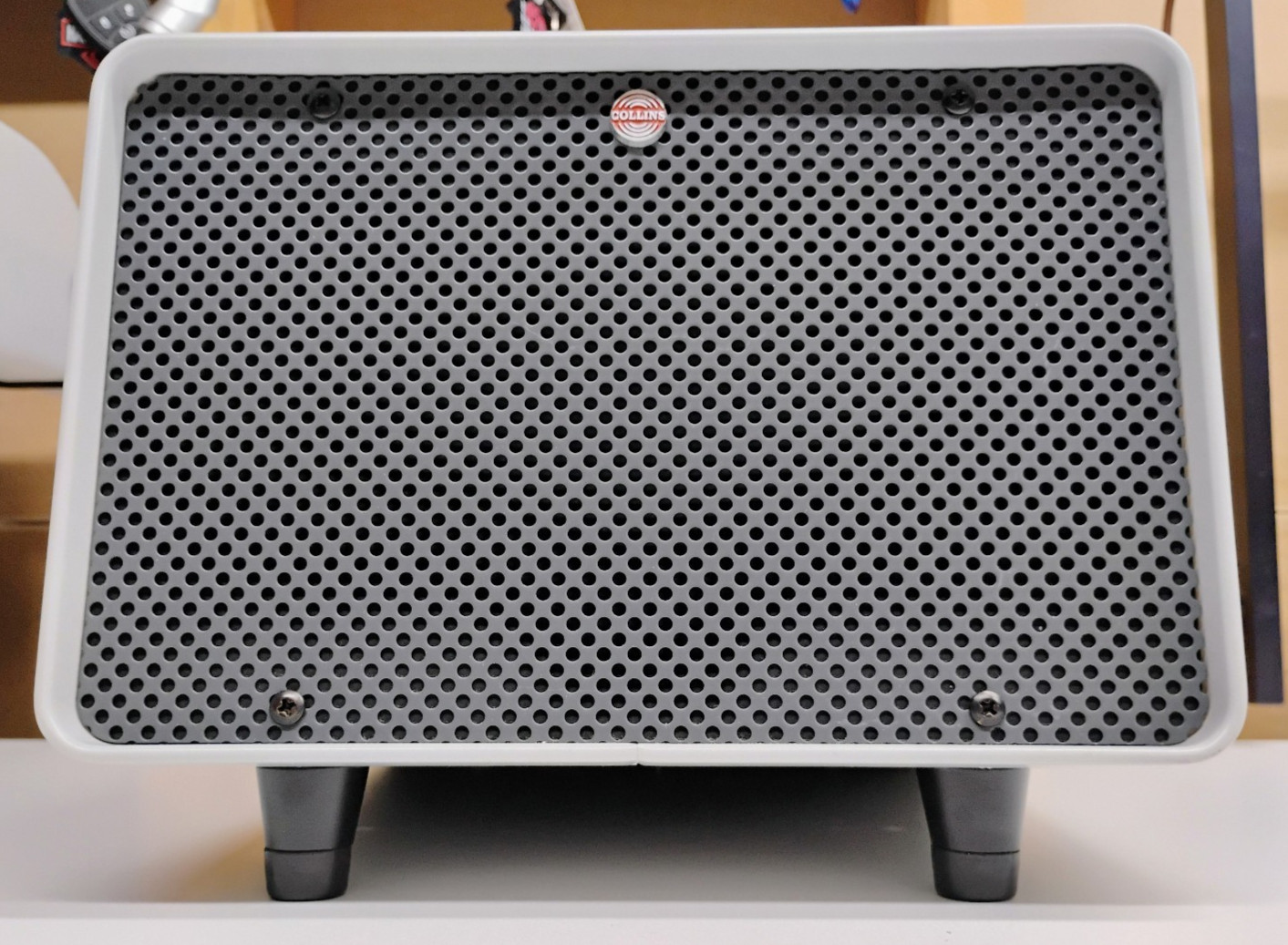 Collins 516F-2 Round Emblem Cabinet ONLY (No Power Supply, No Speaker).