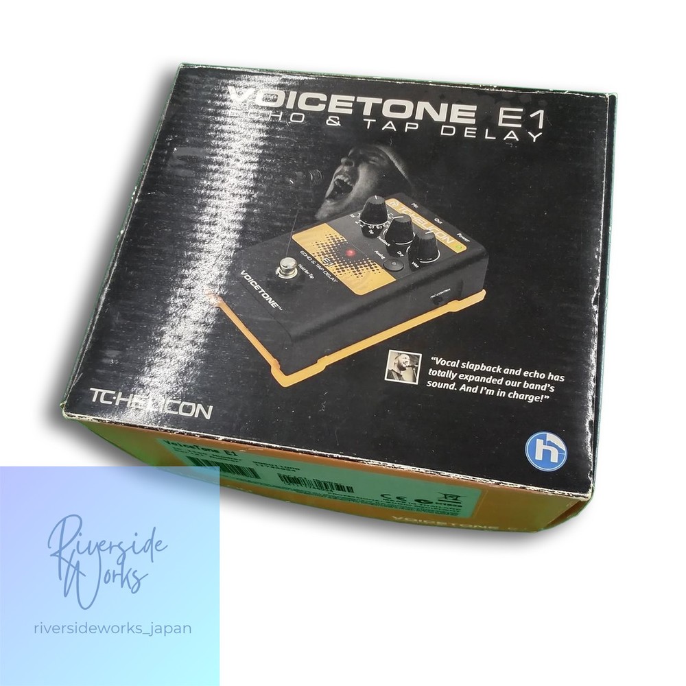 TC-HELICON E1 Vocal Tone Effects Processor - Enhance Your Voice JP