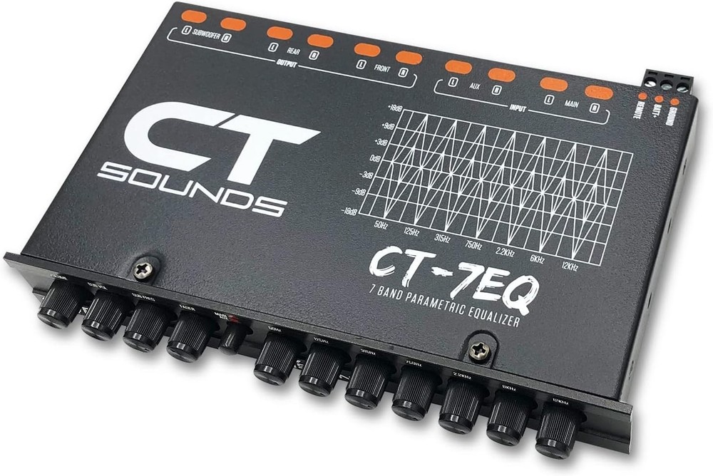 7-Band Parametric Car Equalizer - Customize Your Audio Experience Effortlessly