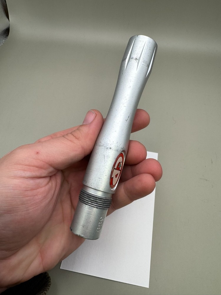 Custom Products Paintball Barrel Back-Satin Silver 689 Bore AC Thread
