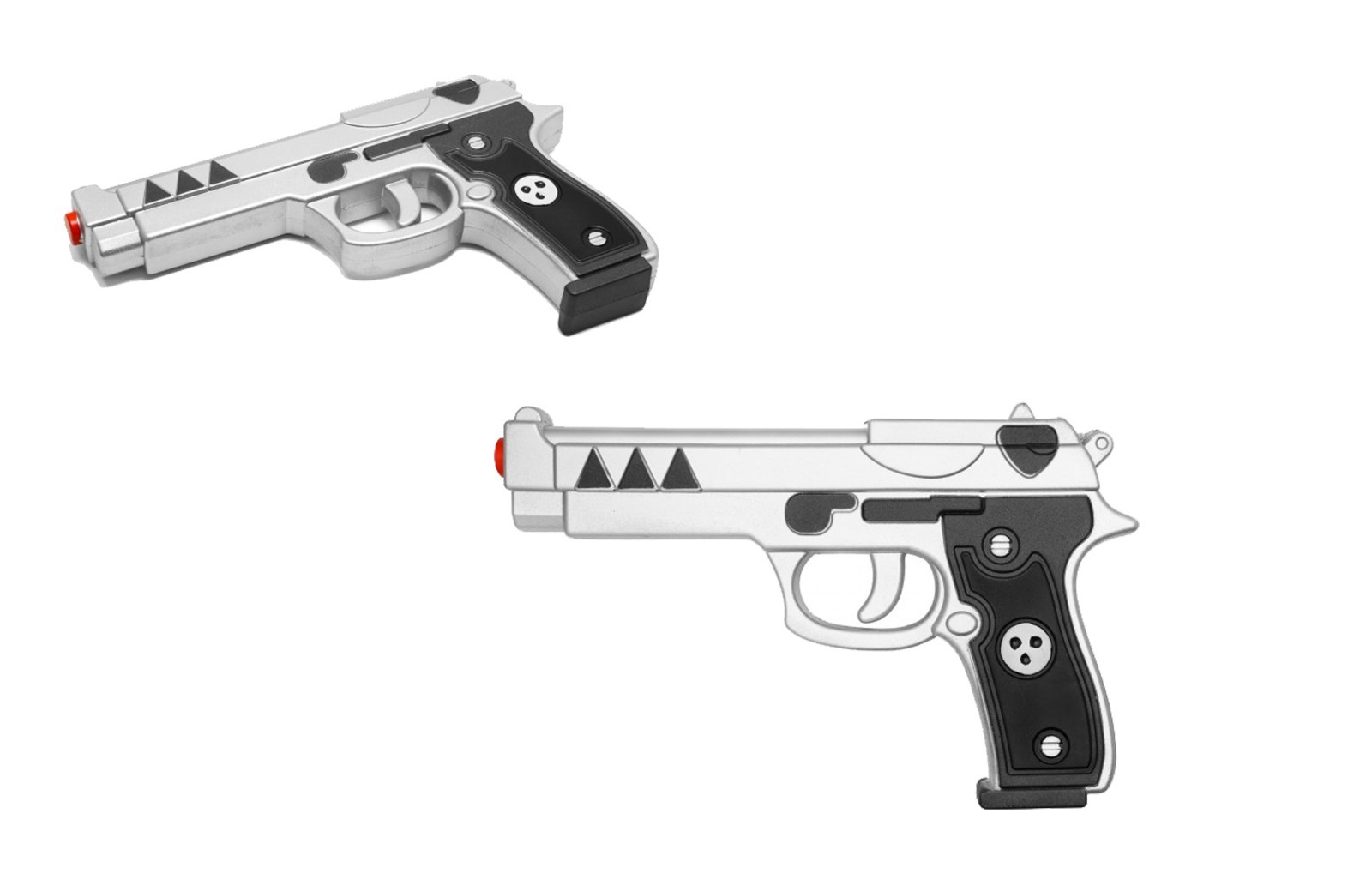 9.25” Soul Eater Demon Twin Pistol (Death the Kid) Replica Collectible Foam Gun