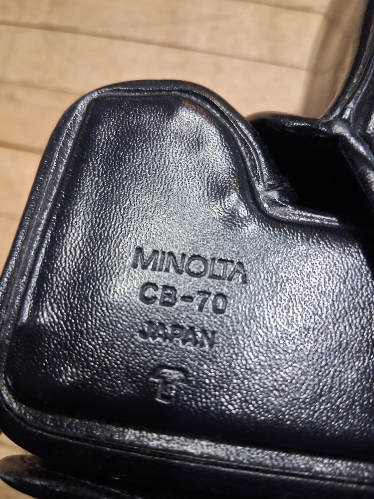 Minolta CB-70 Camera Case Black Molded Shell Japan