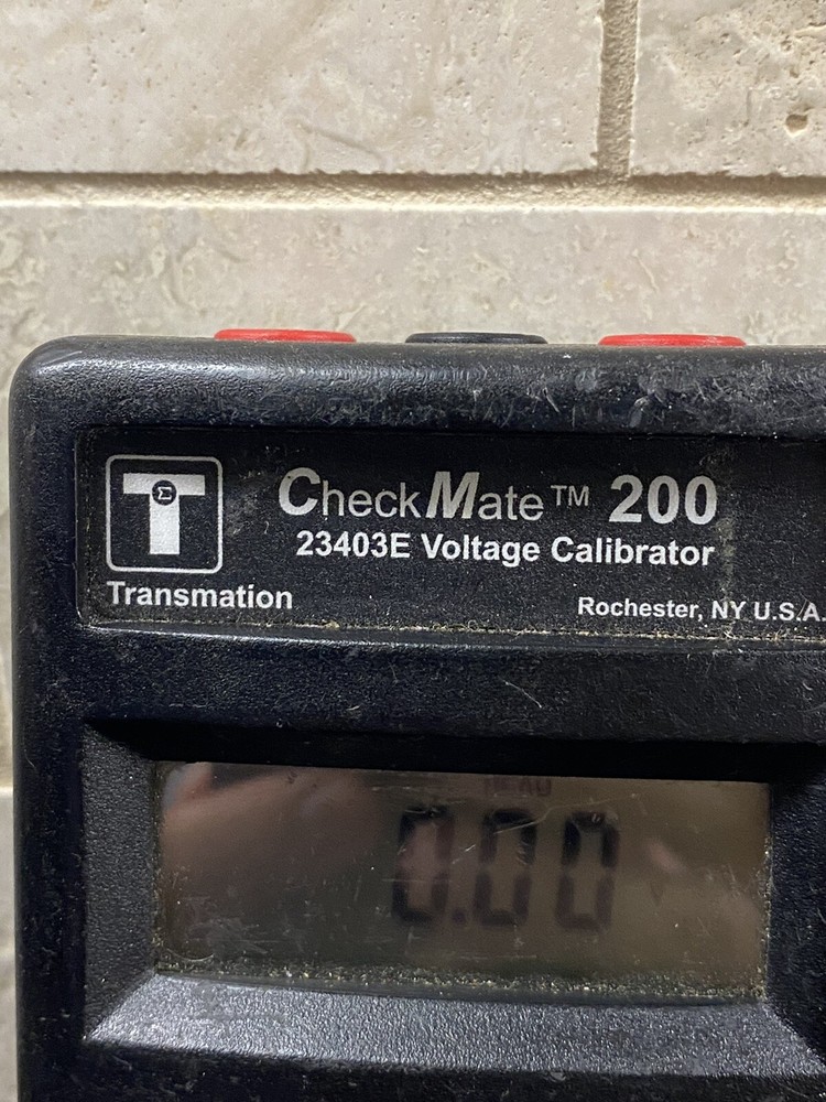 TRANSMATION 23403E VOLTAGE PROCESS CALIBRATOR CHECKMATE 200