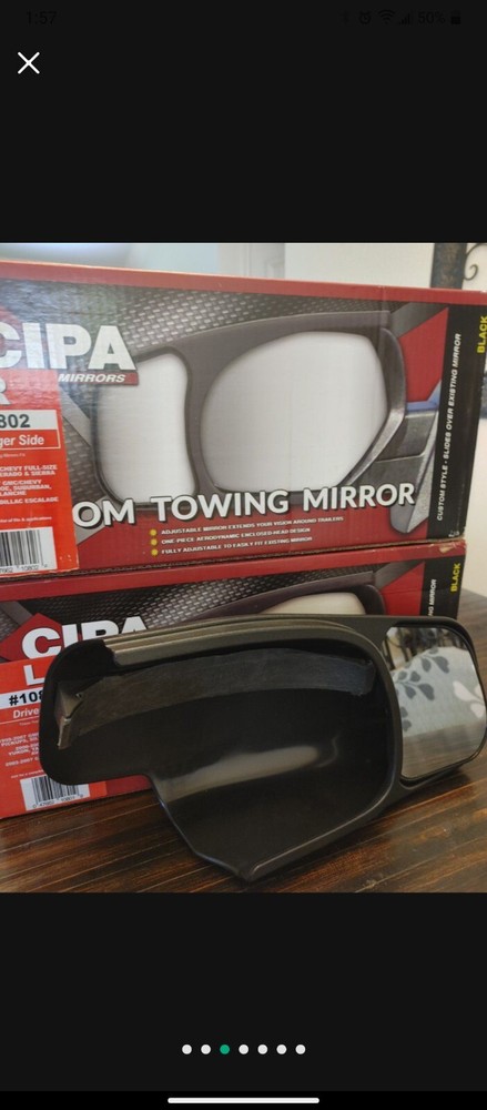 CIPA Custom Towing Mirror #10801 & 10802