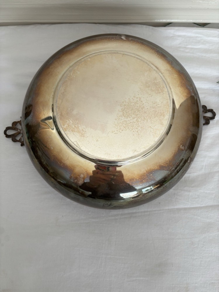 Sheffield Silver #1128 Serving Bowl With Lid & Pyrex Dish