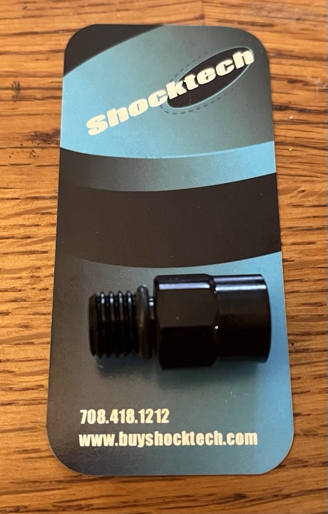 Shocktech Kingman Spyder Metric to Std NPT Thread Braided Line