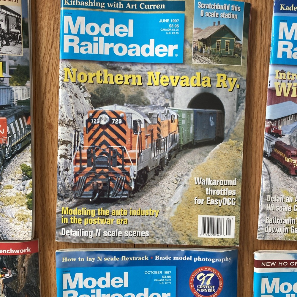Model Railroader Magazine 1997- 12 Issues
