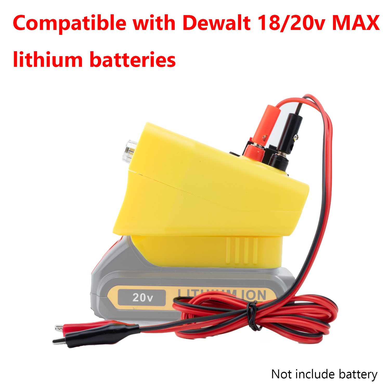 For Dewalt 20v Battery Portable Power Supply Adjustable Voltage Portable Outdoor