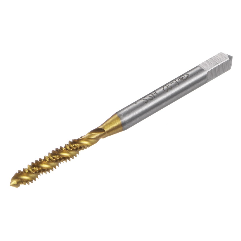 Spiral Flute Thread Taps 6-32 UNC 2B Titanium Coated Screw Threading Tapping