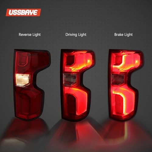 Tail Light Compatible with 2019 Right Passenger Side 19-25 Silverado Halogen