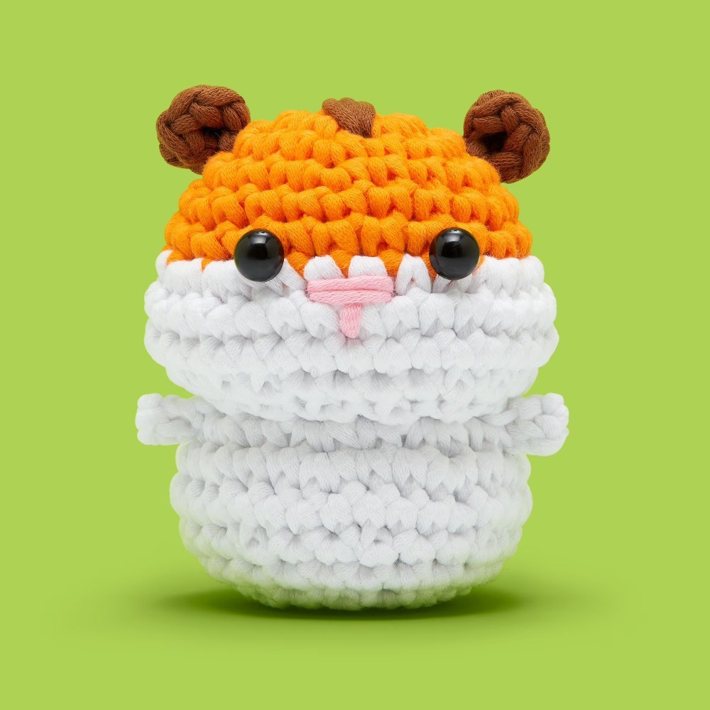 Beginner Crochet Amigurumi Kits - Hamster