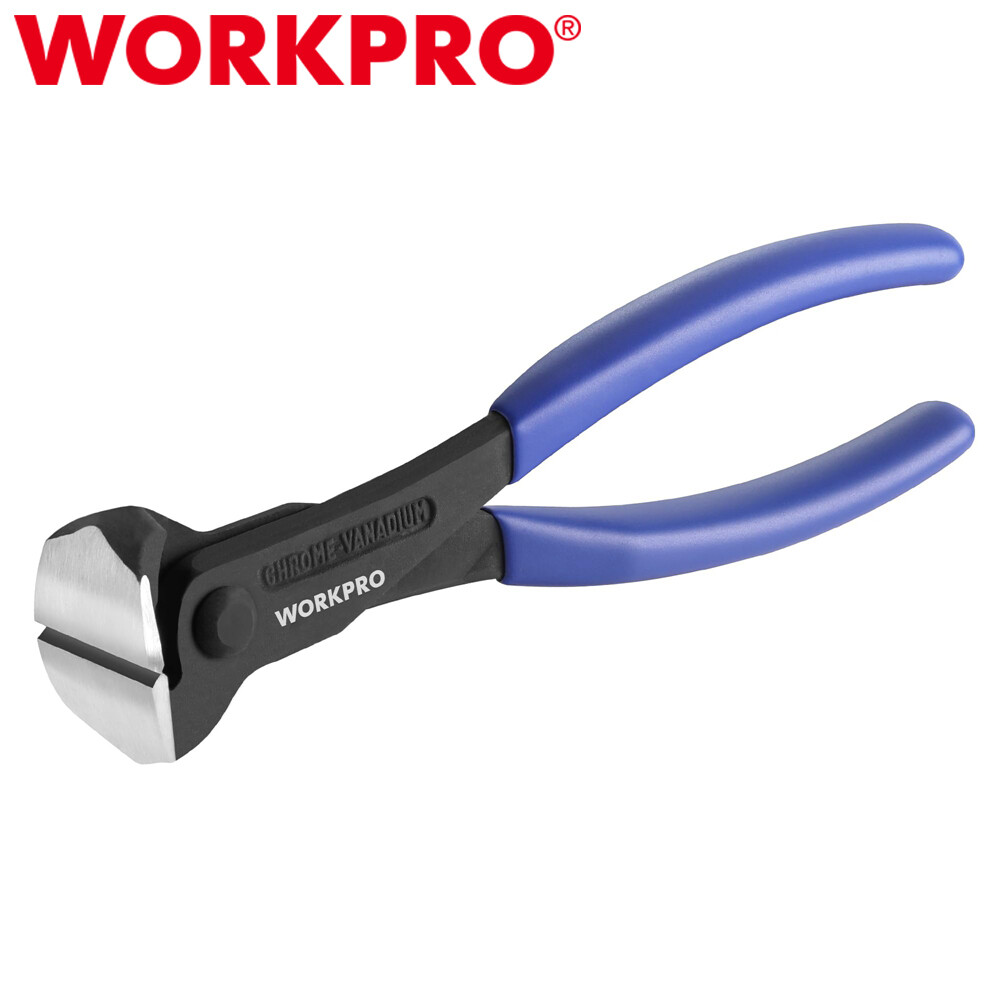WORKPRO Nail Puller End Cutting Pliers 7Inch High Leverage End Cutting Nipper US