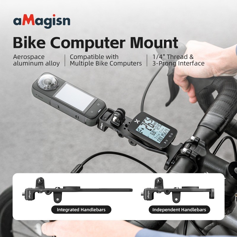 aMagisn for Insta360 / DJI / GoPro Camera Bicycle Bracket Mount Accessories