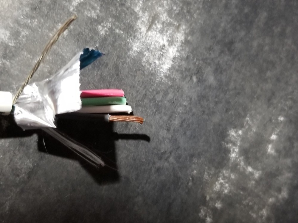 Carol E2204S 18/4C Shielded Control/Communications Cable Plenum CMP White /50ft