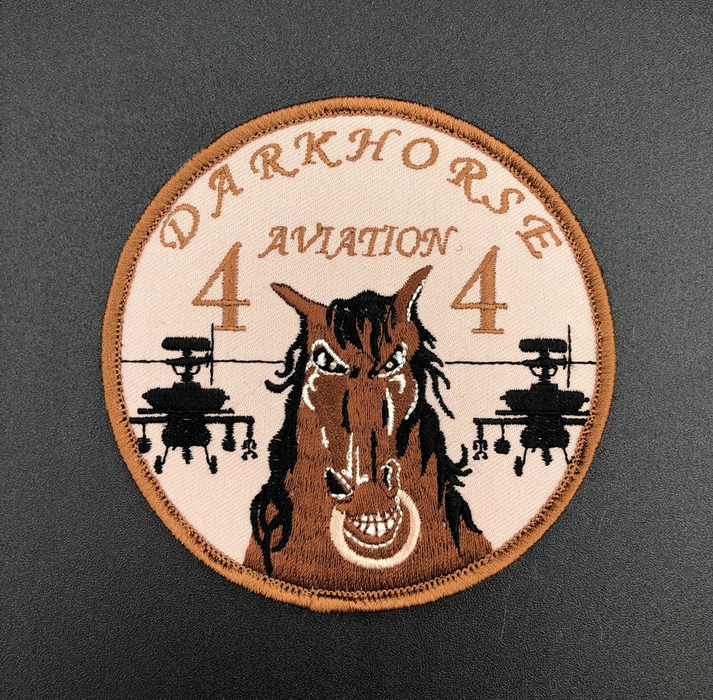 4-4 Aviation Darkhorse Apache Army Aviation Unit Patch OIF OEF