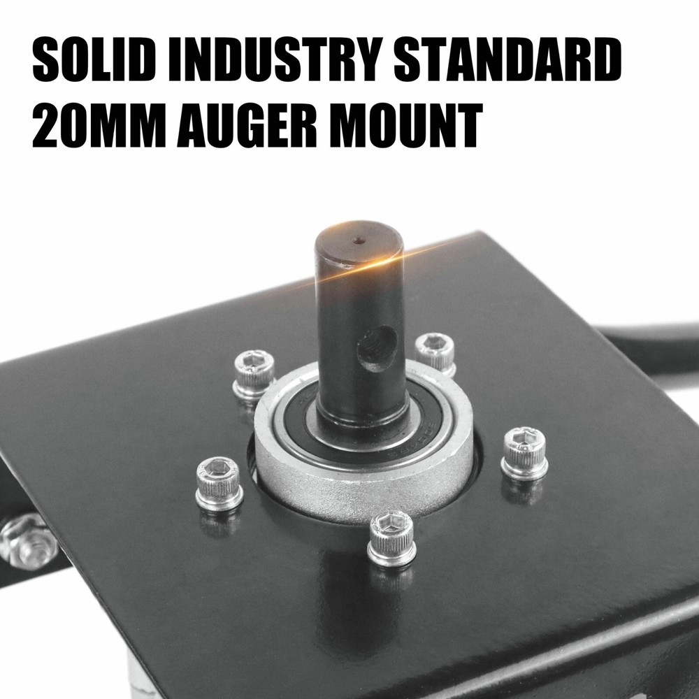 52cc 2-Stroke Gas Powered Post Hole Digger with 4" 6" 8" Earth Auger Drill Bits
