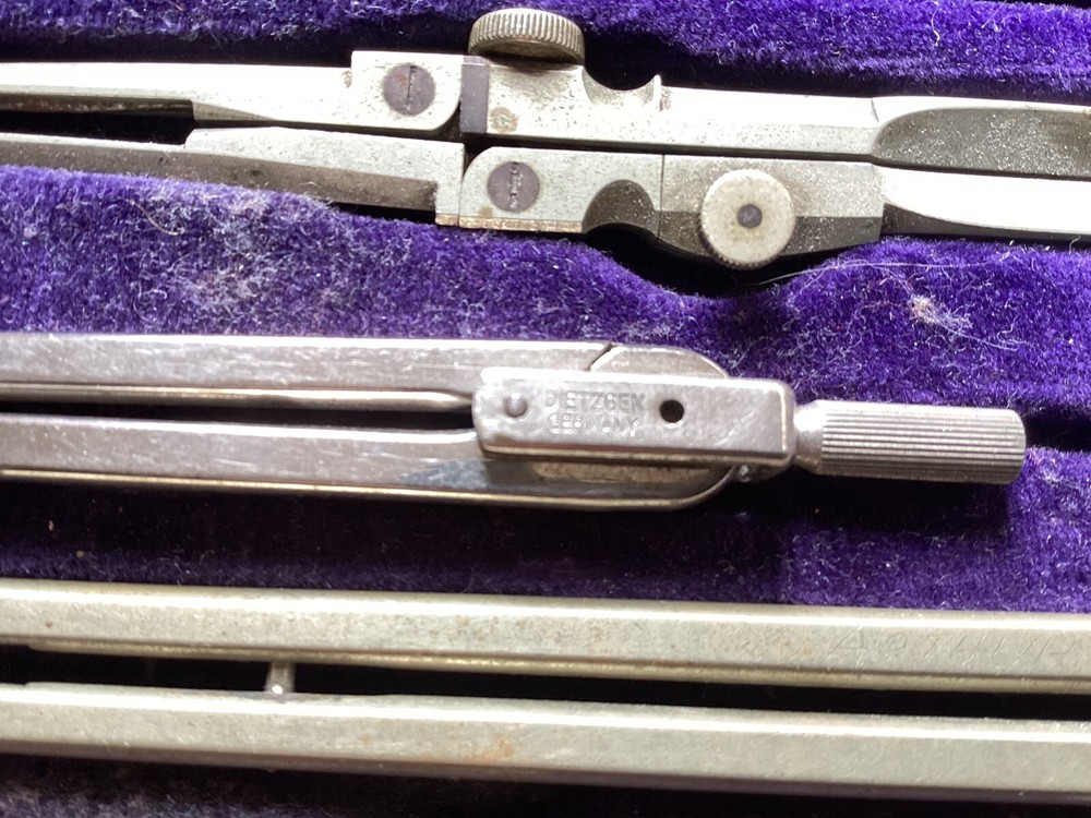 VTG Dietzegen Germany Drafting Tools With Case