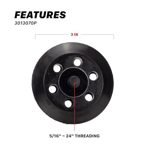 3” Hook & Loop Dual Action Backing Plate – Universal Fit for High Speed DA