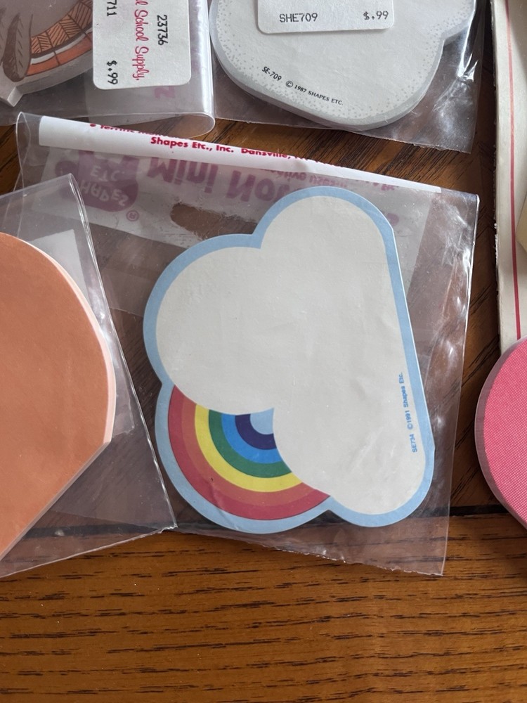 Vintage Shapes Etc. Shaped Notepad - Assorted Lot