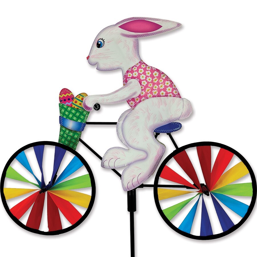 Easter Bunny Bike Wind Spinner 20"
