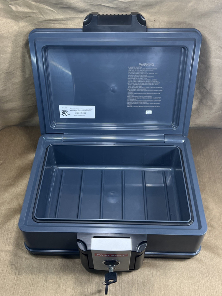 First Alert Fireproof Safe With Lock & 2 Keys