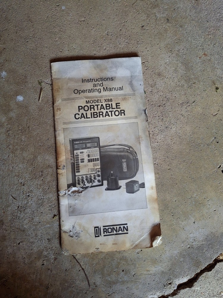 Ronan X88 Portable Multifunction Calibrator Power Tested